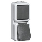 Combinatie schakelaar/wandcontactdoos Peha H 6665 WAB Combinatie schakelaar/wandcontactdoos Peha H 6665 WAB